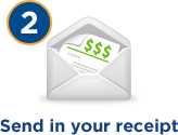 Step 2: Send in your receipt
